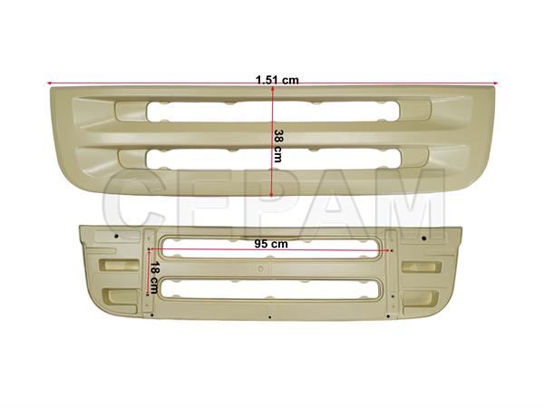 GRADE FRONTAL INFERIOR SCANIA 124 PGR 2008-2009 10179 
