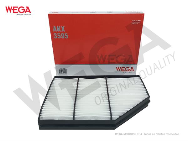 FILTRO DE CABINE SEM CARVÃO AKX3595 