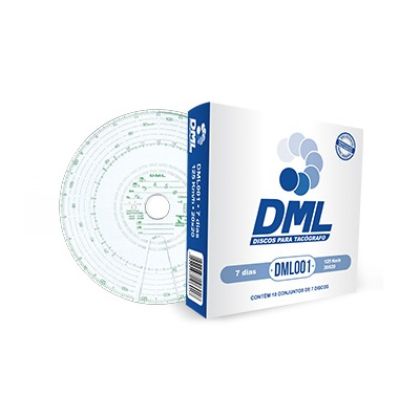 DISCO TACOGRAFO SEMANAL 125 KM/H DML001 