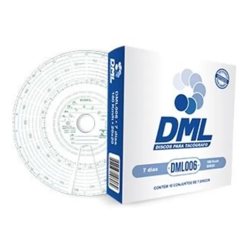 DISCO TACOGRAFO SEMANAL 180KM/H DML006 