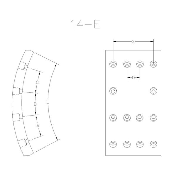 LONA FREIO CARRETA GUERRA MODERNA DC381 FD81 