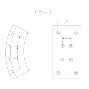 LONA FREIO TRAS MB 1634/1935 E DIANT MAN/AXOR MB185 