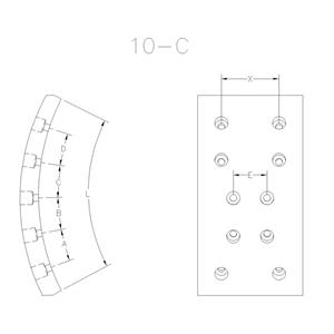 LONA FREIO TRASEIRO MB 1721 MB191 