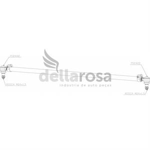 BARRA LONGA DIRECAO SCANIA S4 1743MM (RETA) P03377 