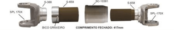 KIT ENTRE DIFERENCIAS MB/VOLVO S-502 