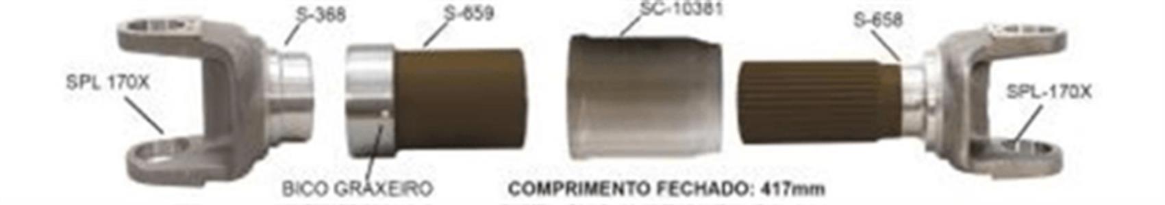KIT ENTRE DIFERENCIAS MB/VOLVO S-502 