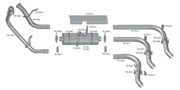 SILENCIOSO (CATALIZADOR) SCANIA 113 SI003
