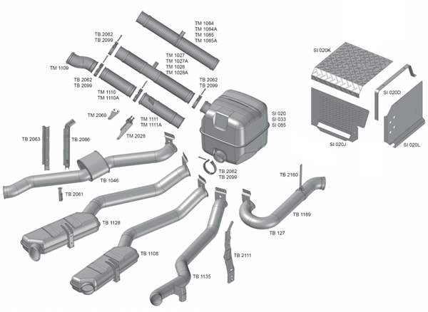CHAPA PROTETOR SILENCIOSO DIANTEIRO SCAN SI020J 
