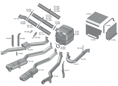 CHAPA PASSARELA SILENCIOSO SCANIA S 5 PG SI020K 