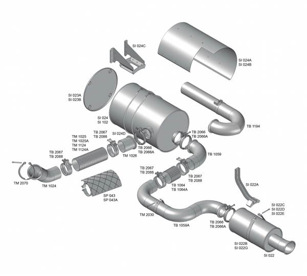 PINO FIXACAO CINTA SILENCIOSO VOLVO NH F SI022E 