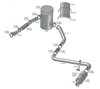 CHAPA PROTETOR SILENCIOSO VOLVO NH SI025A