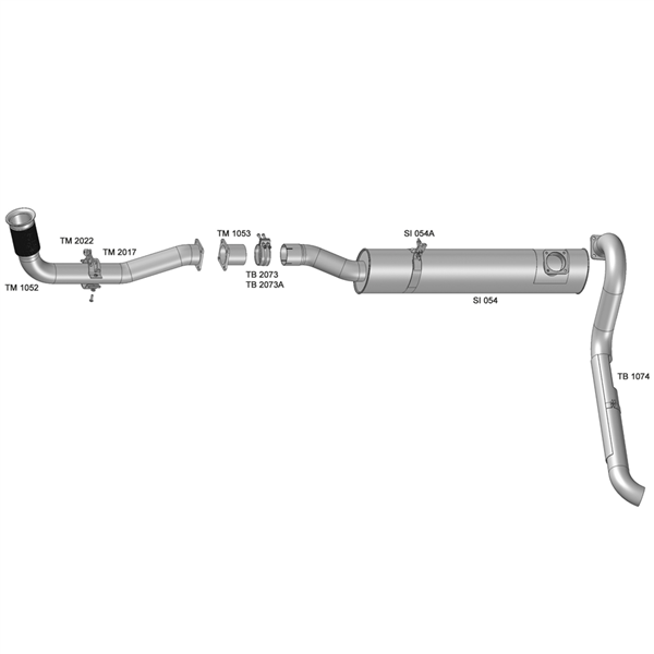 SILENCIOSO VW 18310 TITAN TRACTOR SI054 