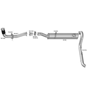 SILENCIOSO VW 18310 TITAN TRACTOR SI054