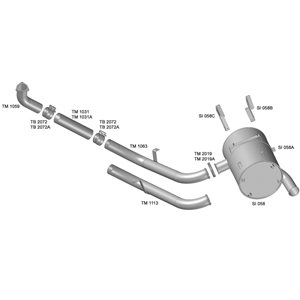 SILENCIOSO CATALISADOR MB 1634/1938LS SI058