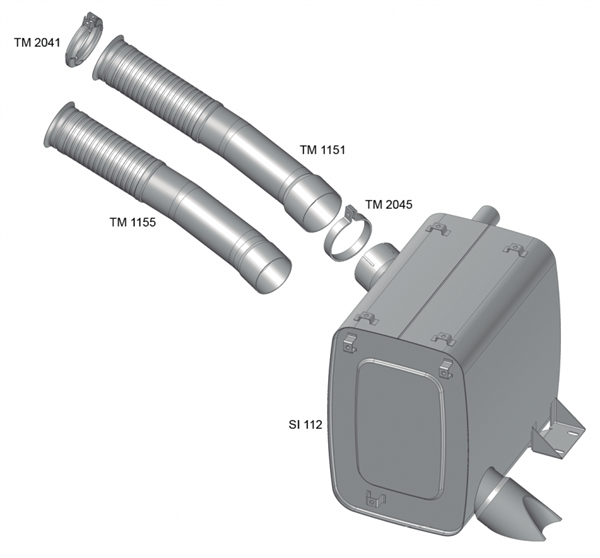 SILENCIOSO MB ACTROS EURO 3 SI112 