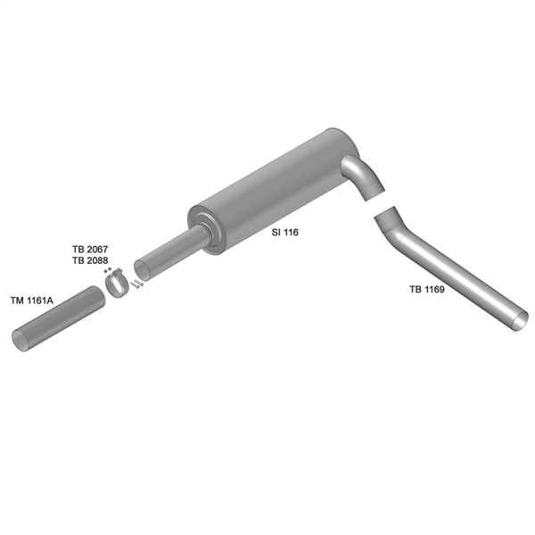 SILENCIOSO INTERNATIONAL 9800I EURO 3 SI116 