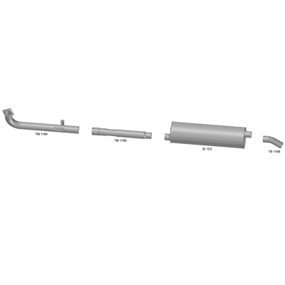 SILENCIOSO IVECO TECTOR/ EUROCARGO SI123 