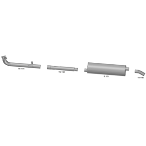 SILENCIOSO IVECO TECTOR/ EUROCARGO SI123